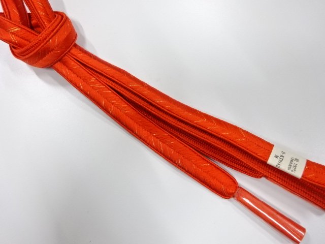 未使用品　正絹　手組帯締め